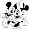 Minnie Mouse and Mickey Mouse Coloring Pages