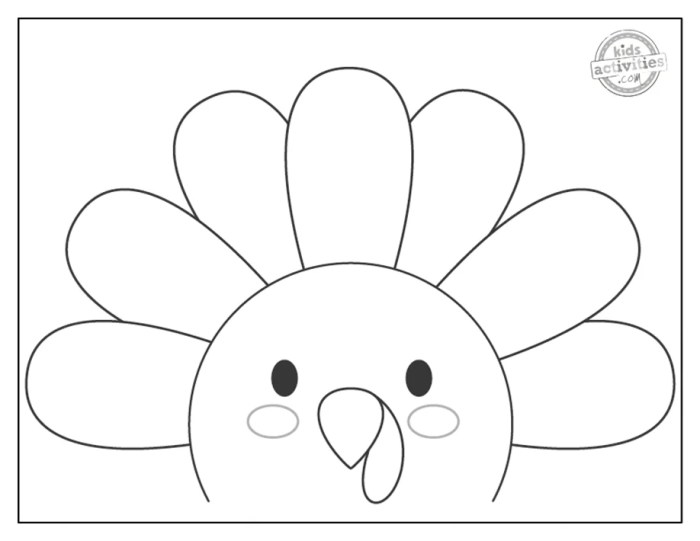 Thanksgiving coloring pages easy