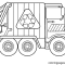 Trash Truck Coloring Pages A Fun and Educational Activity