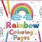 Coloring Pages for Kids Rainbow