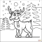 Reindeer Color Pages Fun for All Ages