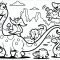 Dinosaur Coloring Sheet for Kids