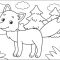 Coloring Books for Kids Easy Fox Designs