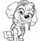 Skye From Paw Patrol Coloring Page