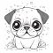 Pug Coloring Page Designs and Activities