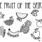 Fruits of the Holy Spirit Coloring Page