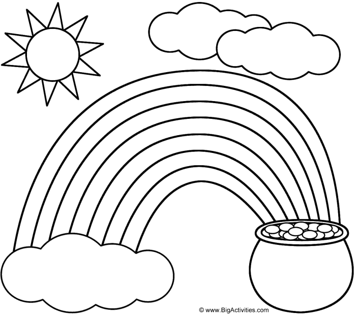 St. patrick's coloring page