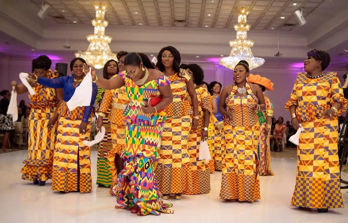 Traditional ghana wedding dress