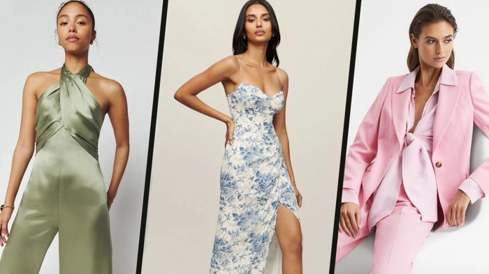 Trendy dresses for a wedding guest