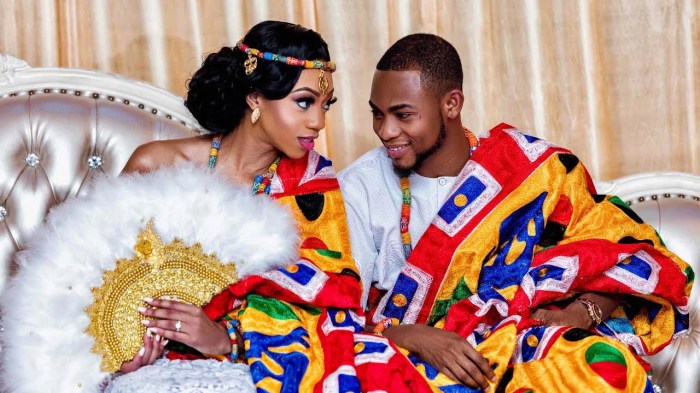 Traditional ghana wedding dress