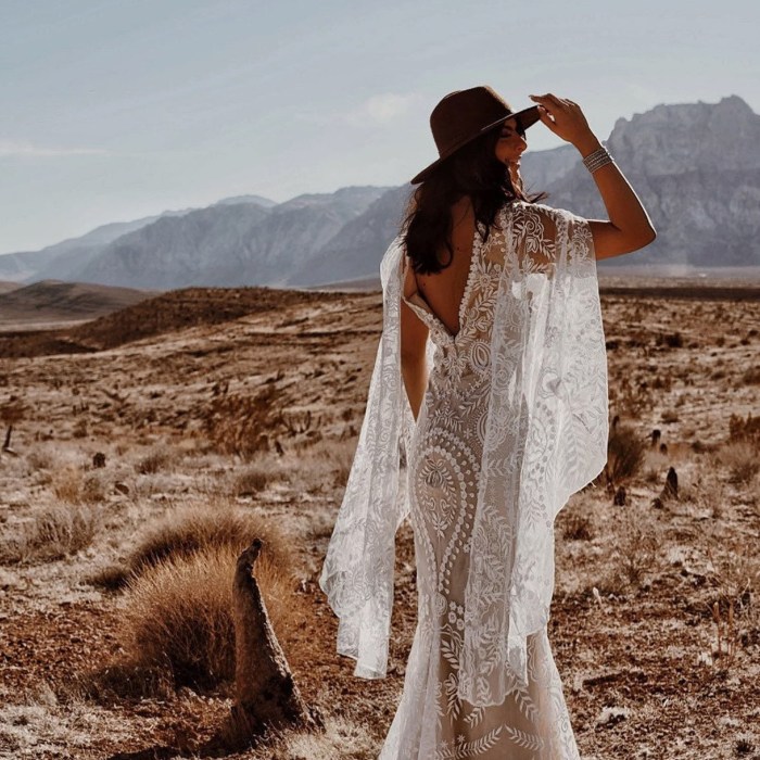 Unique boho wedding dresses