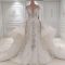 Plus Size Mermaid Wedding Dress with Bling